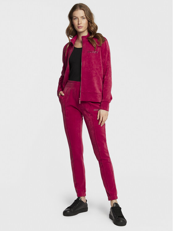Felpa V2BQ02 KBC00 Rosso Regular Fit