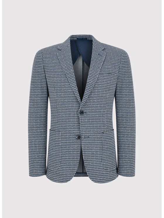 Pako Lorente Pako Lorente Marynarka P26SF-3X-018 Granatowy Slim Fit