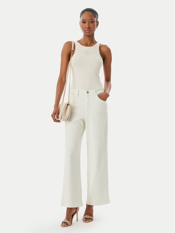 Guess Guess Top W6RP39 KD092 Bež Regular Fit