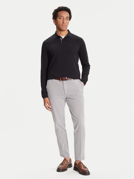 Barbour Barbour Polo marškinėliai Tartan MML0705BK31 Juoda Regular Fit