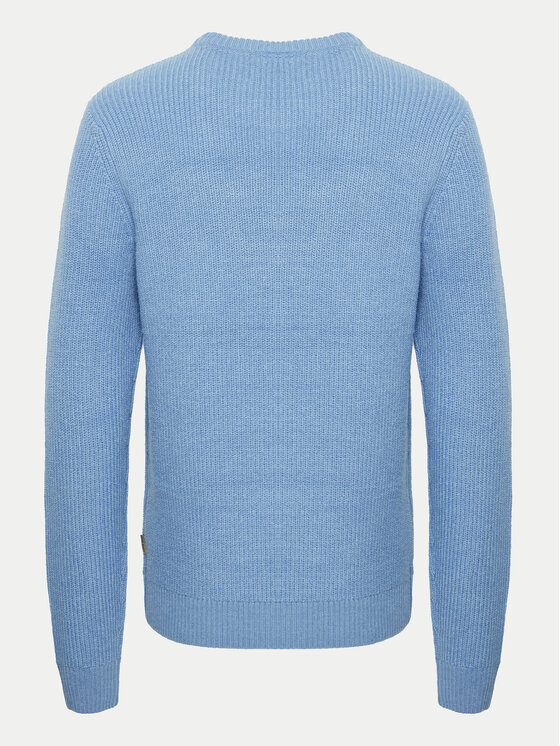 Blend Blend Sweter 20717277 Błękitny Regular Fit