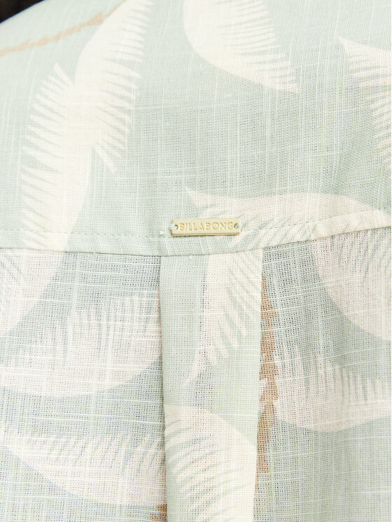 Billabong Billabong Cămașă Beach Side 24B041501 Verde deschis Relaxed Fit