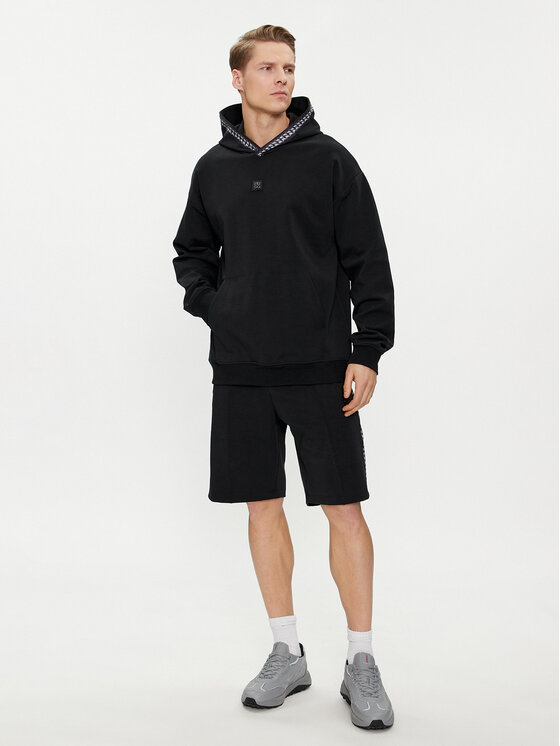 HUGO Hugo Majica dugih rukava Datechi 50510105 Crna Relaxed Fit