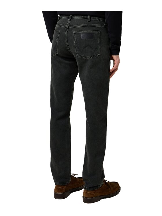 Wrangler Wrangler Jeansy 112371376 Czarny Straight Leg