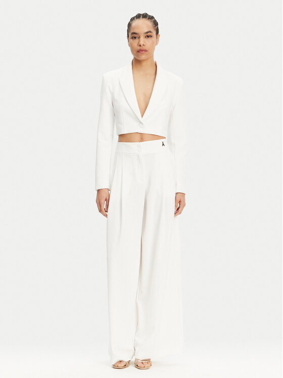 Patrizia Pepe Patrizia Pepe Піджак 2S1531 A411 Білий Regular Fit