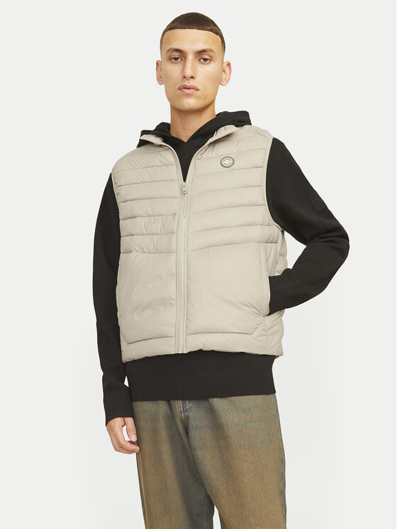 Jack&Jones Jack&Jones Kamizelka Sprint 12258457 Beżowy Regular Fit