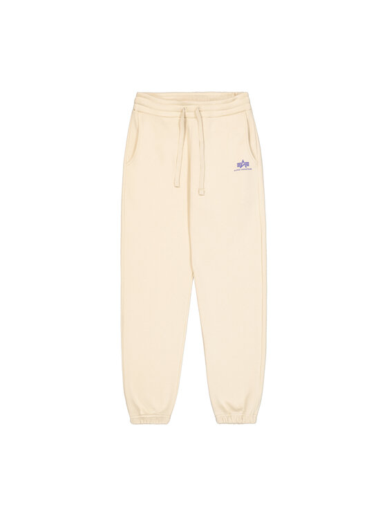 Alpha Industries Alpha Industries Joggery Basic Small Logo II Jogger Beżowy Regular Fit