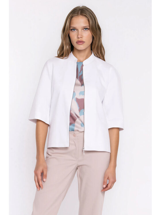 NIFE NIFE Sako Z101 Bílá Modern Relaxed Fit