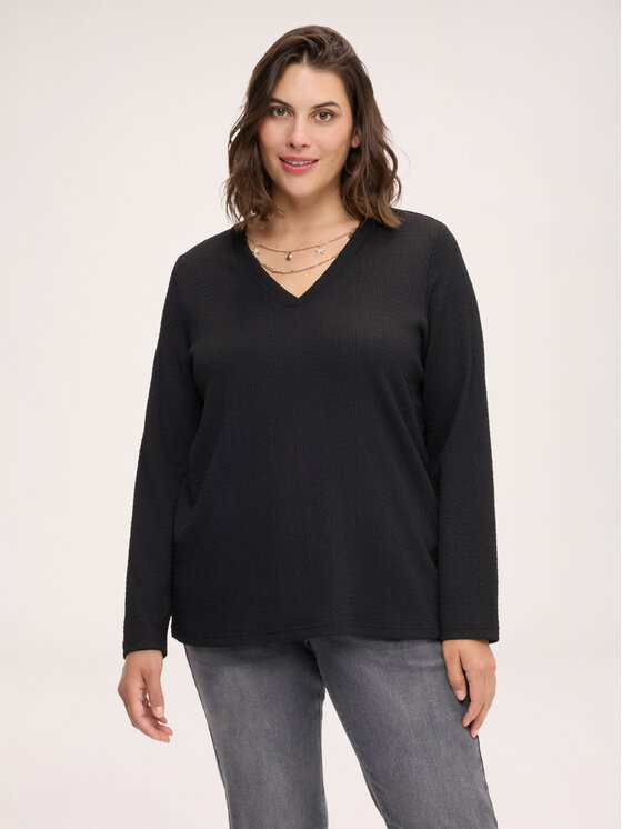 Fiorella Rubino Fiorella Rubino T-Shirt G0DYL009315N033 Czarny Regular Fit