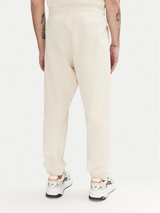 EA7 Emporio Armani EA7 Emporio Armani Pantaloni trening 7M000154 AF10432 U1079 Écru Regular Fit
