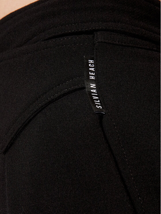 Silvian Heach Silvian Heach Stoffhose Delikat PGA21193PA Schwarz Regular Fit