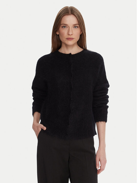 Kontatto Kontatto Strickjacke 3M0866C Schwarz Regular Fit