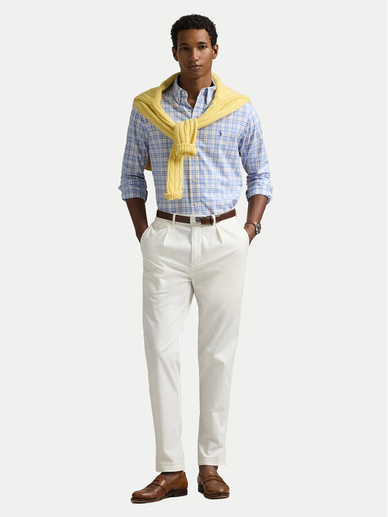 Polo Ralph Lauren Polo Ralph Lauren Košulja 710968937001 Svijetloplava Custom Fit