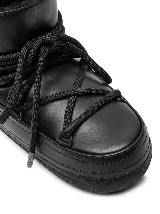 Inuikii Inuikii Čizme za snijeg Full Leather 75101-087 Crna
