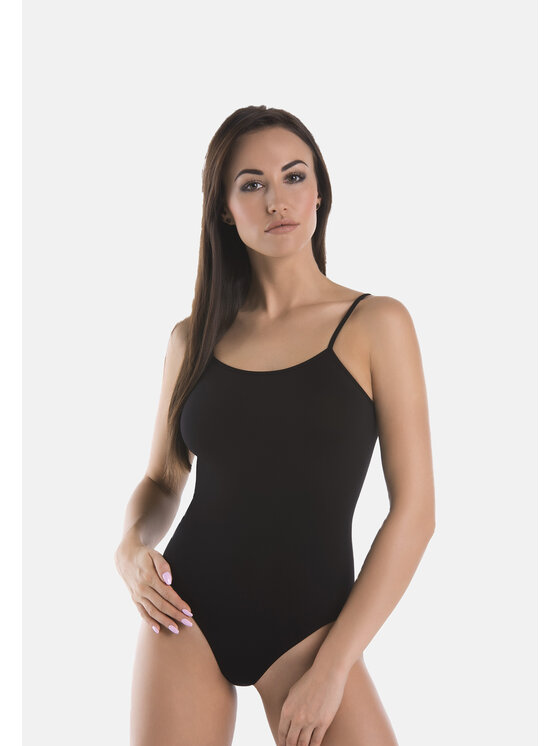 Teyli Teyli Body damskie stringi Goffy Czarny