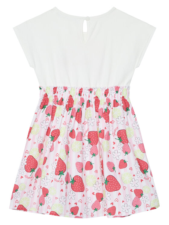 Guess Guess Ikdienas kleita K6GK05 K6YW0 Balts Regular Fit