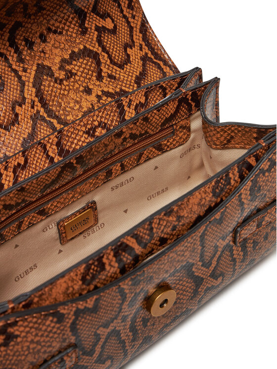 Guess Guess Дамска чанта Eire Small Bucket HWKP95 06200 Кафяв