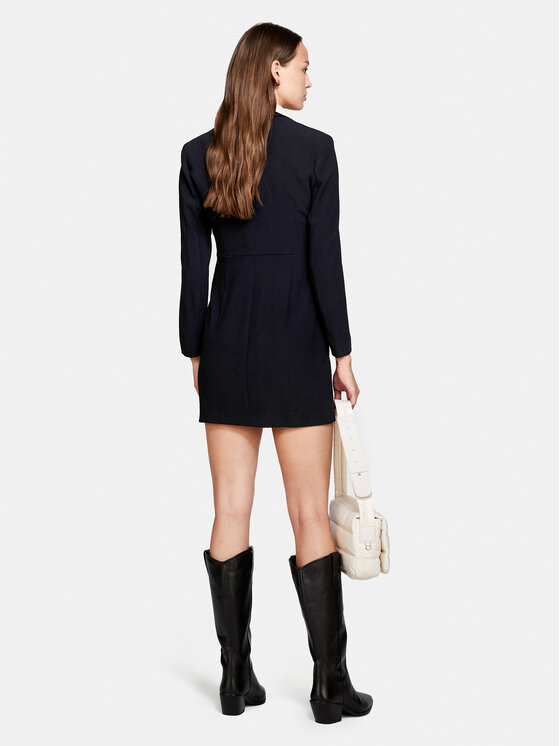 Sisley Sisley Повсякденна сукня 4O87LV04J Чорний Regular Fit