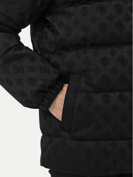 Guess Guess Winterjacke V6BL06 W4302 Schwarz Regular Fit