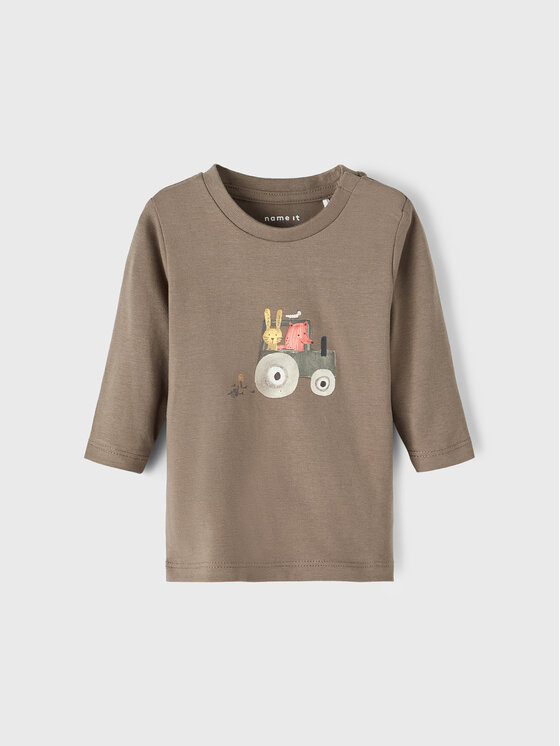 NAME IT NAME IT Blusa 13206871 Marrone Regular Fit