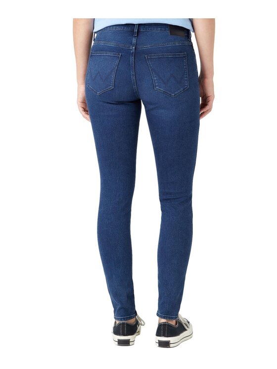 Wrangler Wrangler Jeansy W28KLF206 Granatowy Skinny Fit