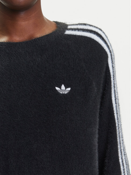 adidas adidas Mikina adicolor Holiday JX7813 Čierna Loose Fit