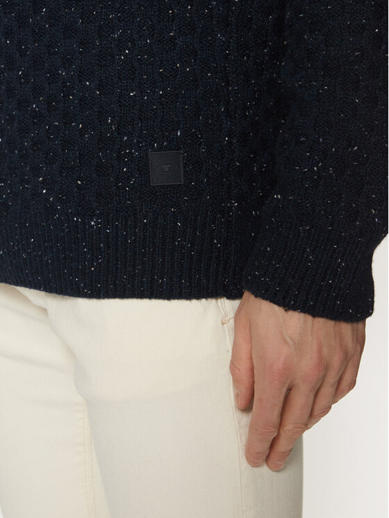 Tom Tailor Tom Tailor Džemper 1044537 Tamnoplava Regular Fit