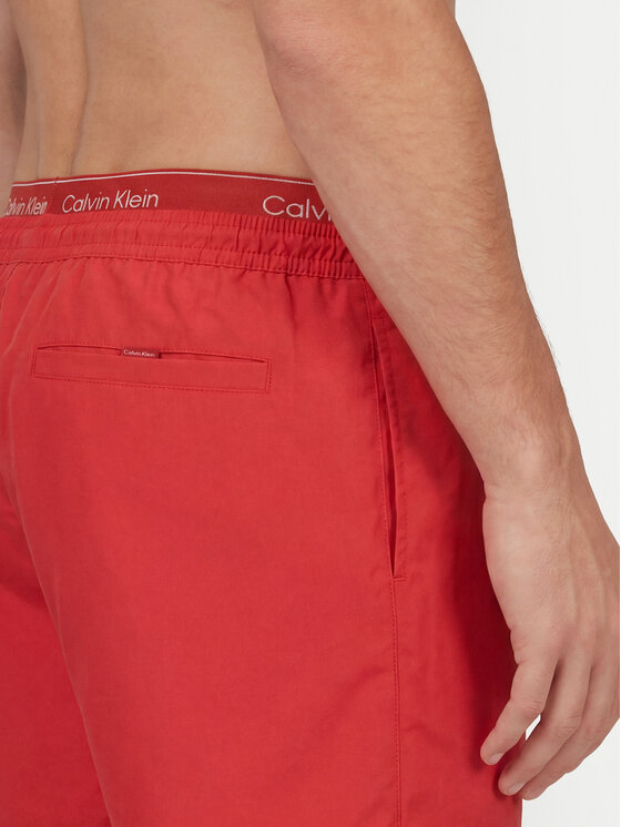 Calvin Klein Swimwear Calvin Klein Swimwear Plavecké šortky LV00N61023 Červená Regular Fit