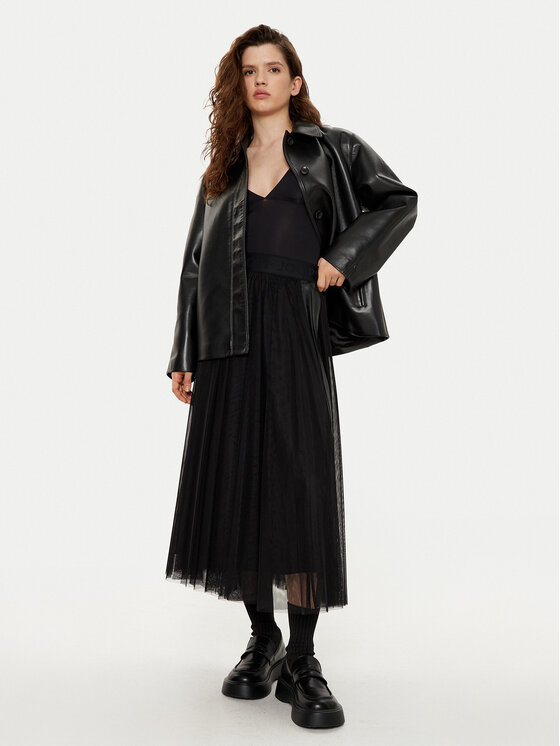 JOOP! JOOP! fustă din tulle 30045183 Negru Regular Fit