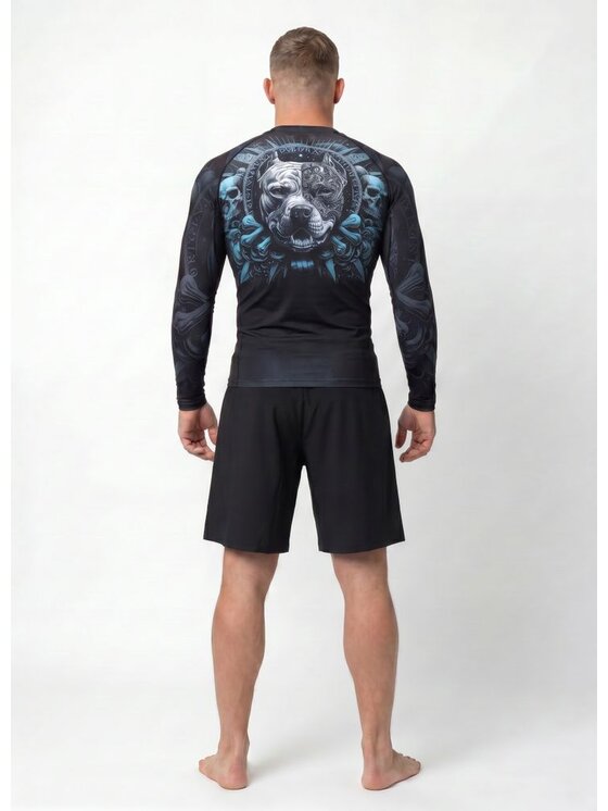 PITBULL PITBULL Koszulka techniczna PITBULL WORLD Czarny Regular Fit