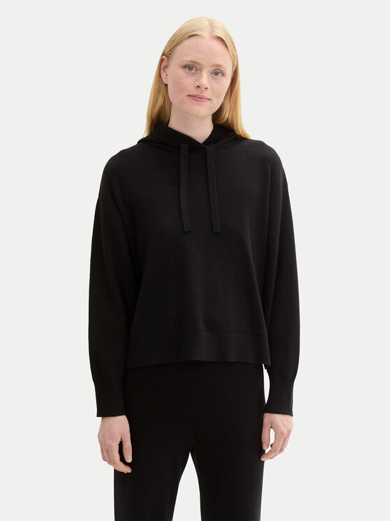 Tom Tailor Denim Tom Tailor Denim Pullover 1043338 Schwarz Relaxed Fit