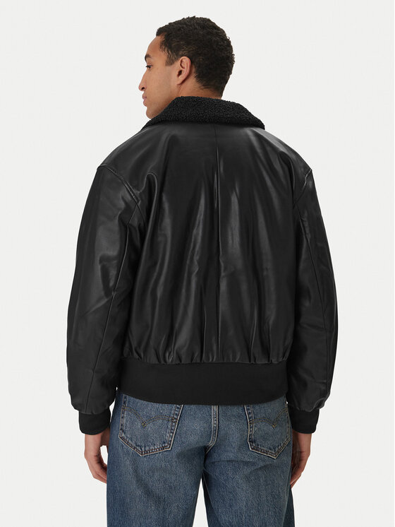 Calvin Klein Jeans Calvin Klein Jeans Giacca in similpelle LV04RE403G Nero Regular Fit