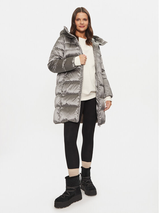 Geox Geox Pehelykabát Adrya W4626G T3154 F9822 Szürke Regular Fit