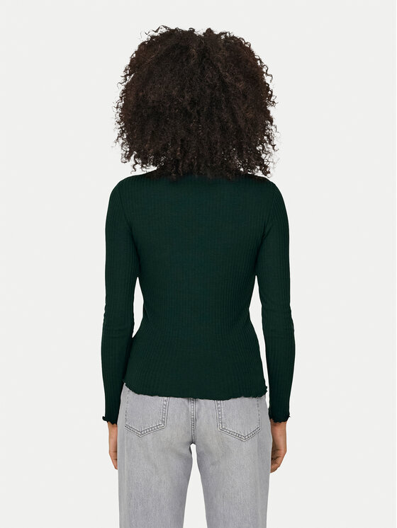 ONLY ONLY Блузка Emma 15180040 Зелений Slim Fit