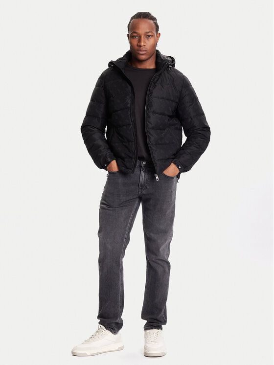 Guess Guess Kurtka zimowa M5BL0B W2322 Czarny Relaxed Fit