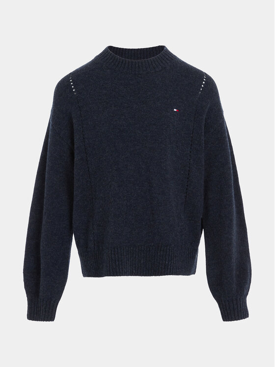 Tommy Hilfiger Tommy Hilfiger Sweater Essential KG0KG07801 Sötétkék Regular Fit