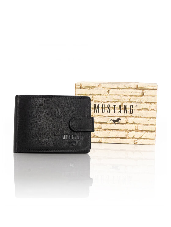 Mustang Mustang Portafoglio da uomo DENIMO WALLET Nero