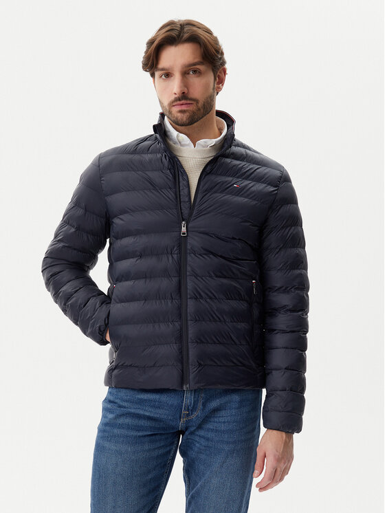 Tommy Hilfiger Tommy Hilfiger Bunda pro přechodné období Core Packable MW0MW39990 Tmavomodrá Regular Fit