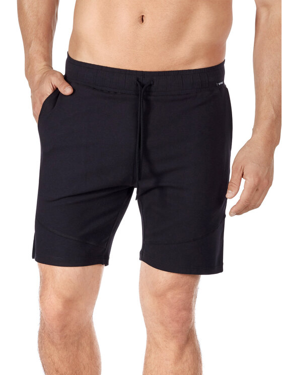 Skiny Skiny Šortky z materiálu 86806 Černá Regular Fit