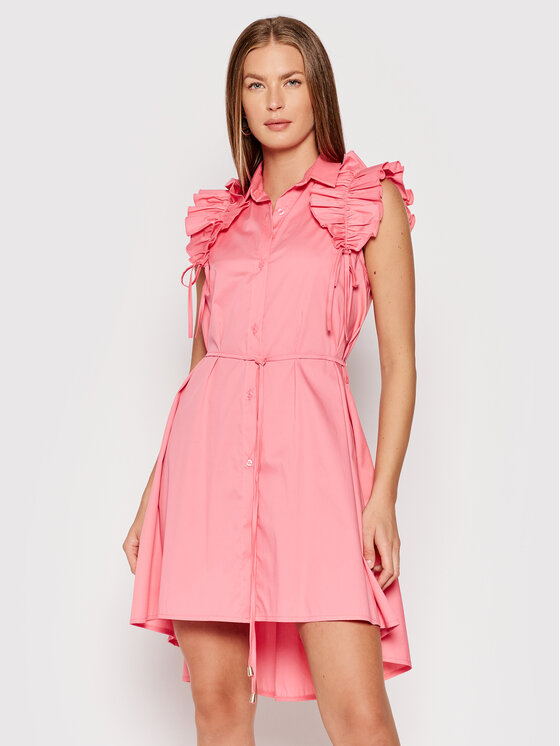 Sukienka koszulowa CFC0017910002 Różowy Regular Fit