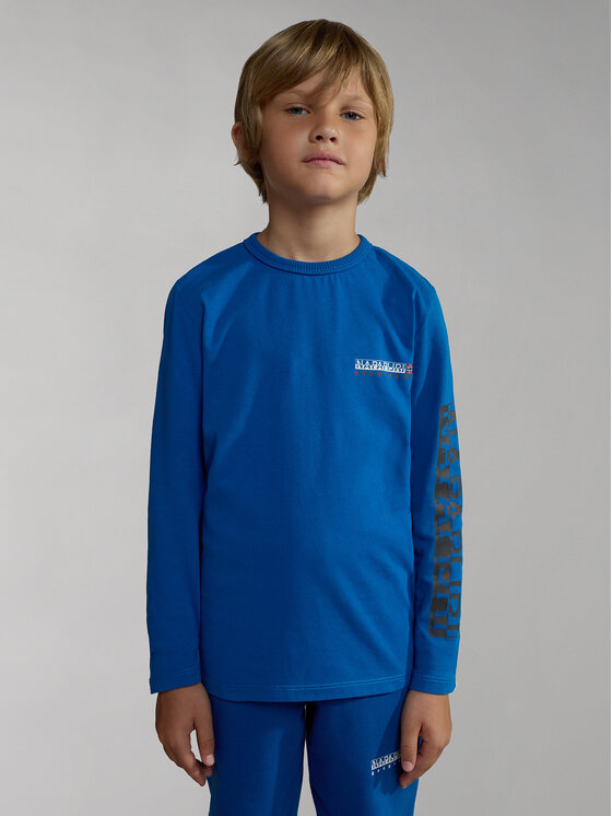 Napapijri Bluză NP0A4HGQ S Albastru Regular Fit