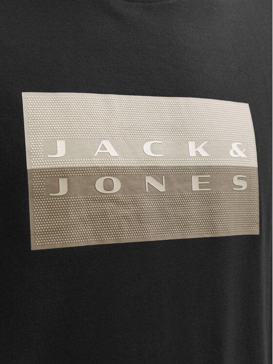 Jack & Jones Jack & Jones T-Shirt Fusion 12289863 Černá Regular Fit