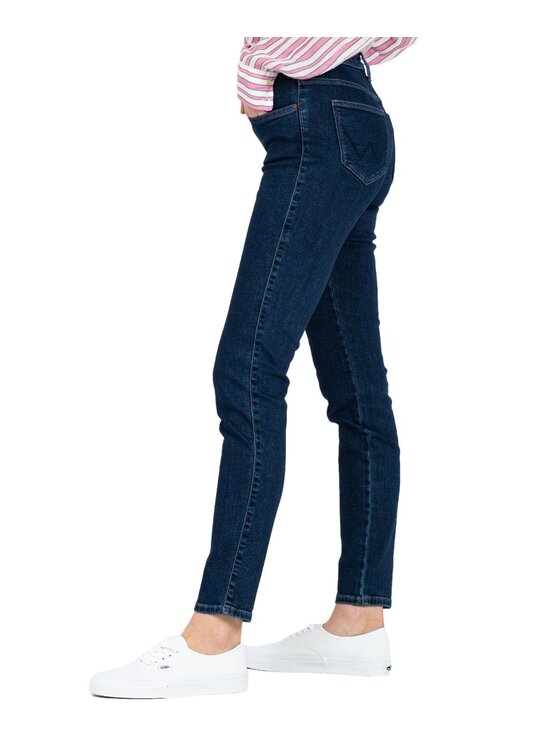 Wrangler Wrangler Jeansy W28KCY37P Granatowy Skinny Fit