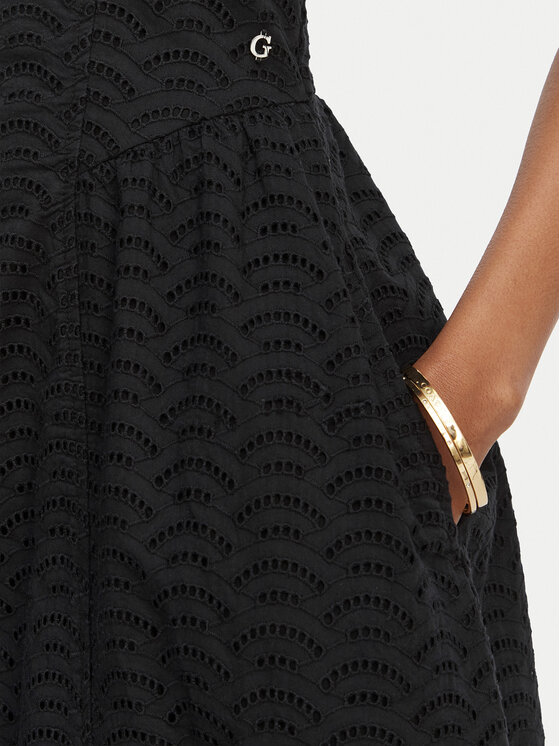 Guess Guess Vasarinė suknelė W6GK44 W1884 Juoda Regular Fit