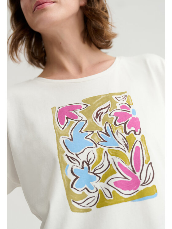 TATUUM TATUUM Tričko MONKI 1 Krémová Classic Fit