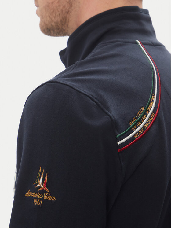 Aeronautica Militare Aeronautica Militare Pulóver 251FE1999F459 Sötétkék Regular Fit