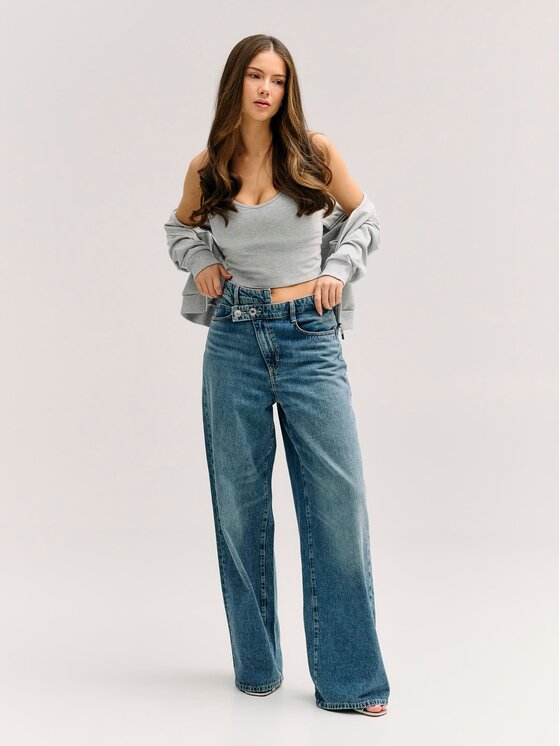 Guess Guess Jeansy 183634 Modrá Relaxed Fit