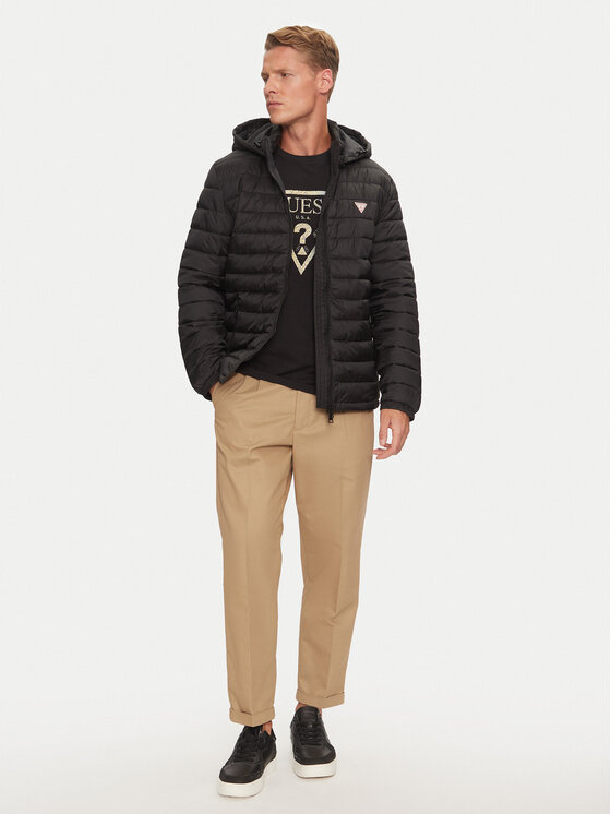 Guess Guess Μπουφάν πουπουλένιο M4YL99 WG922 Μαύρο Regular Fit