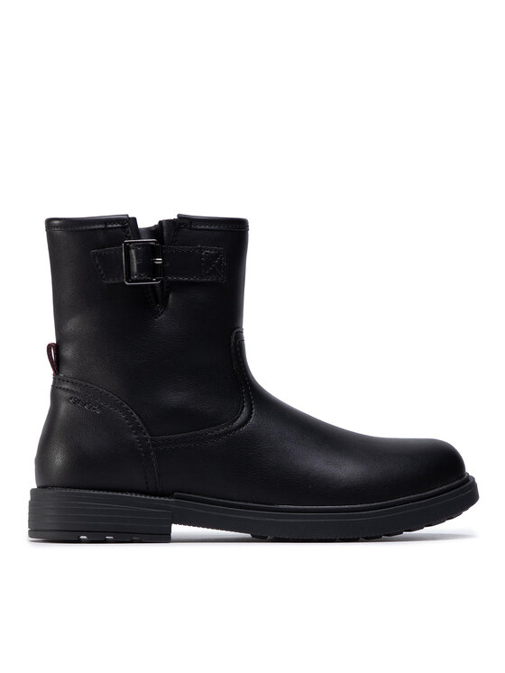 Geox Geox Ботуши J Eclair G.B J049QB 000BC C9999 D Черен