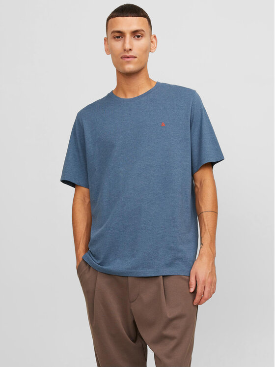 Jack & Jones Jack & Jones T-Shirt Paulos 12245087 Modrá Standard Fit